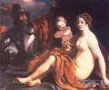 Venus Mars et Cupidon Baroque Guercino